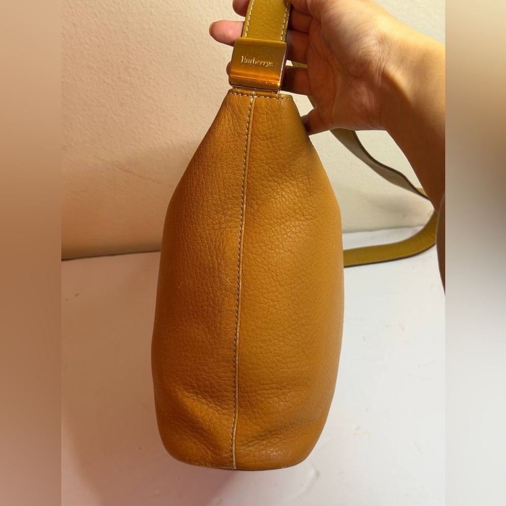 Burberrys Brown Pony-style Calfskin Leather Crossbody Shoulder Bag - Picture 7 of 11